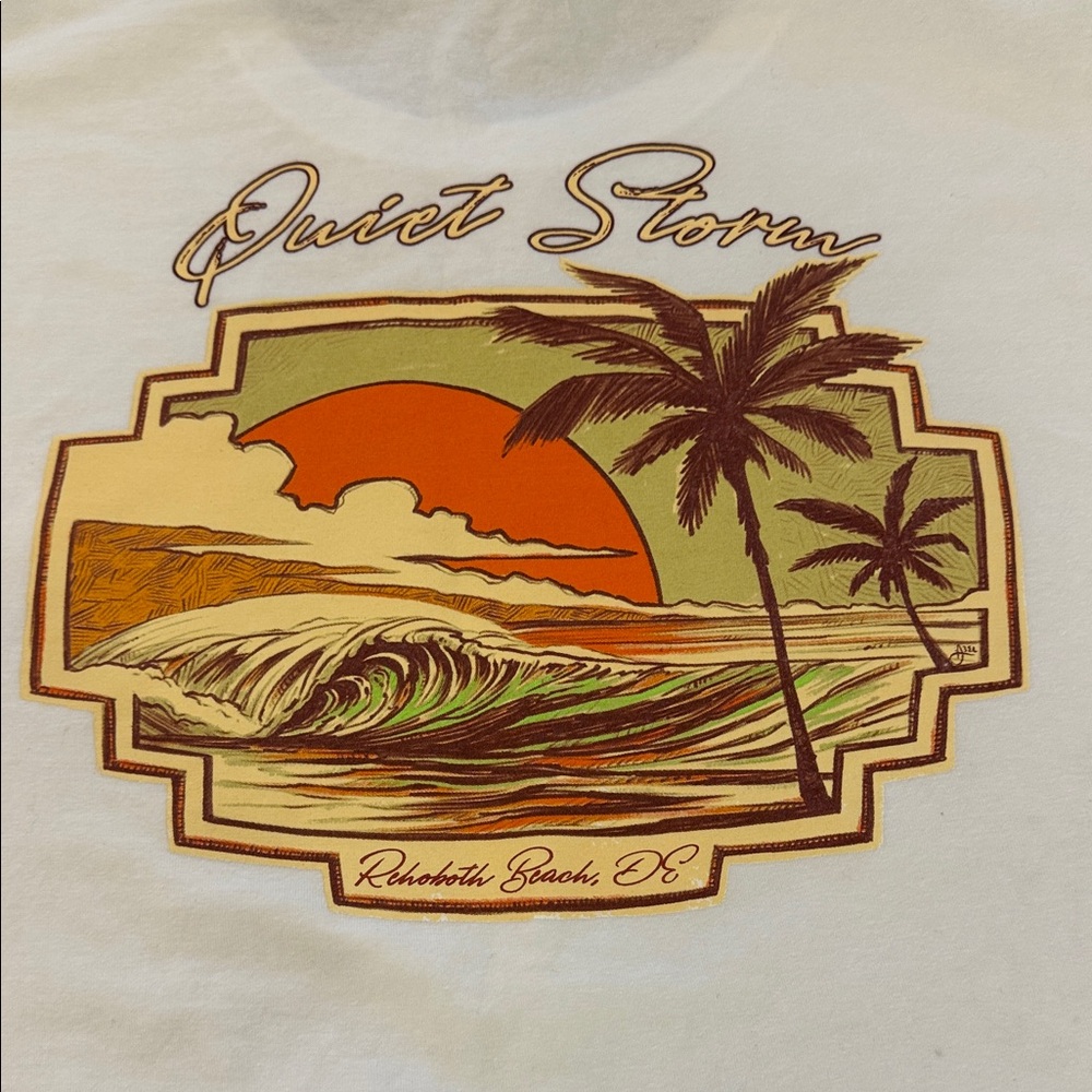 Quiet Storm Short Sleeve Tee - White